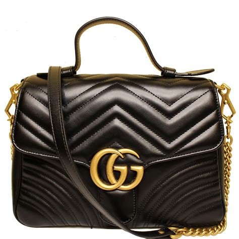 gucci gg marmont black small|Gucci Marmont black small.